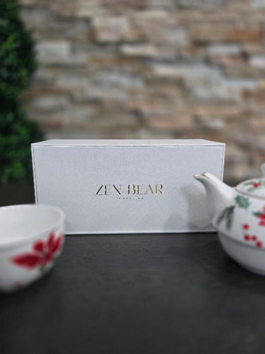 Premium White 3ct Gift Box - Zenbear Honey Tea Premium White 3ct Gift Box - Zenbear Honey Tea